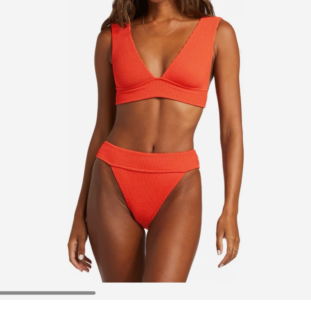 Billabong Vibrant Red Bikini Bottom